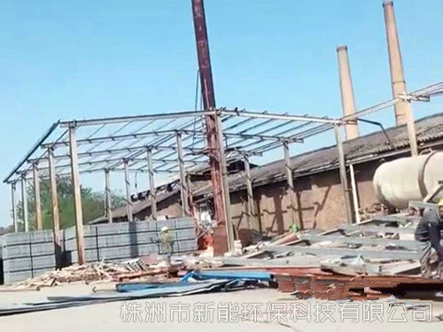 鋼構廠房拆除、回收 (1)