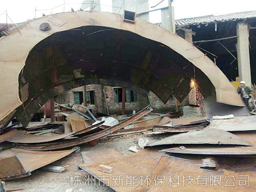 鋼構廠房拆除、回收 (6)